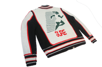 SURE “RUNNING WOMAN” KNIT SWEATER