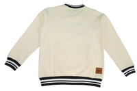 SURE LA BREA COLLEGIATE CREWNECK SWEATSHIRT (CREAM)