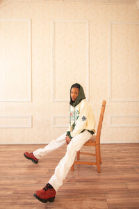 SURE “RUNNING WOMAN” CREAM HOODIE